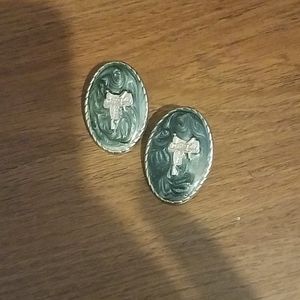 Western Silver Earrings